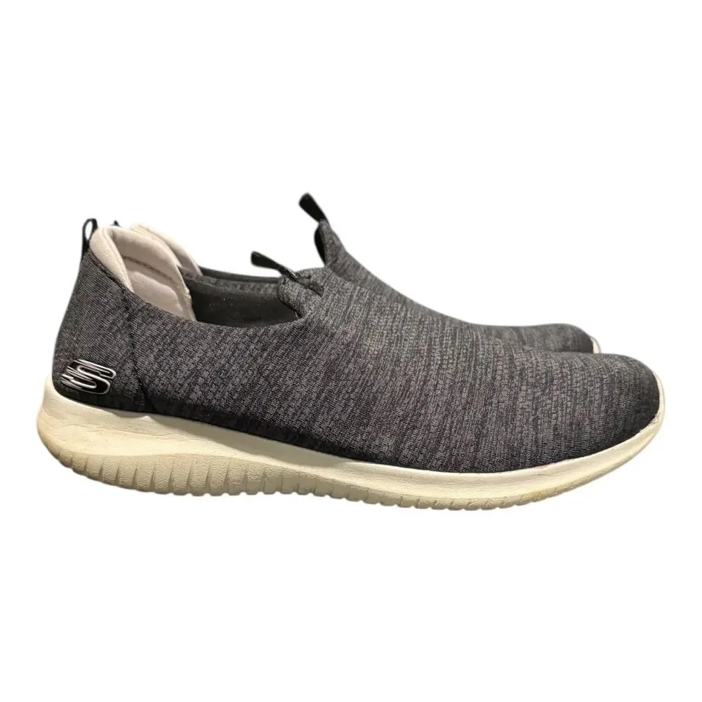 Skechers Women's Ultra Flex Slip Ons Sneakers Gray Size 10 149170 Athletic